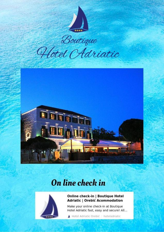 Heritage Boutique Hotel Adriatic-Adults Only Orebić Buitenkant foto